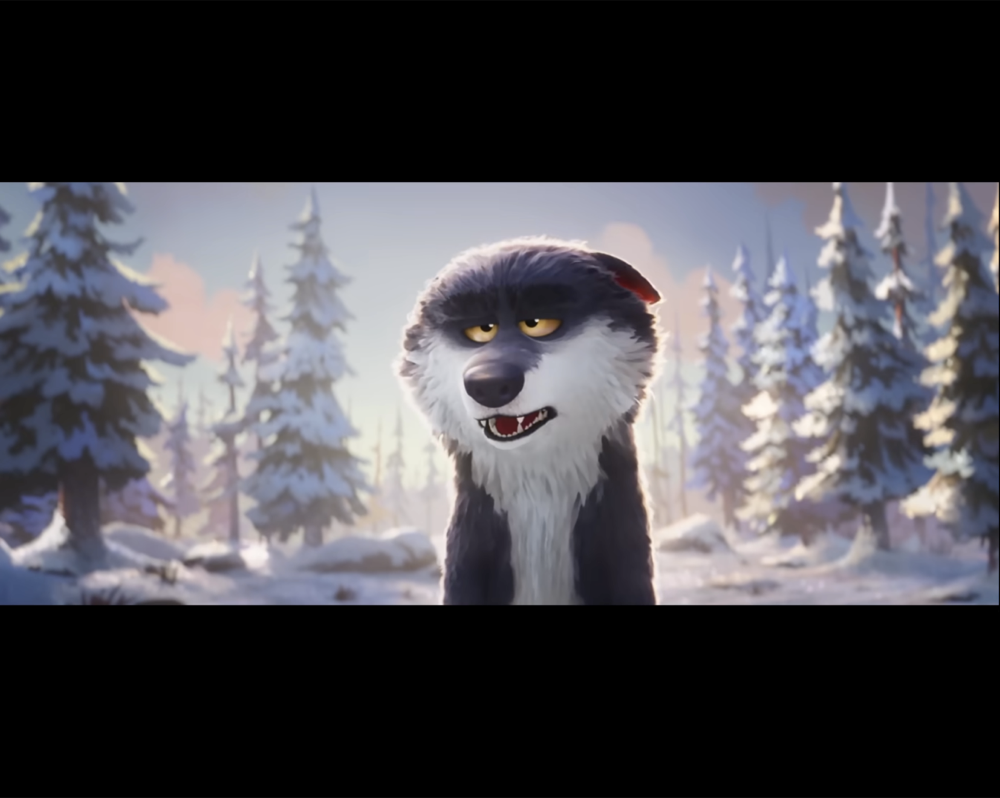 A captured frame from the video